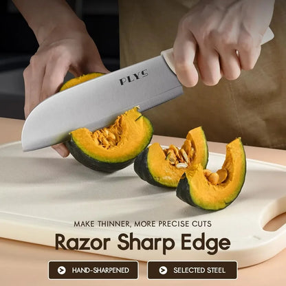 5-Piece Kitchen Knife Set with Cutting Board