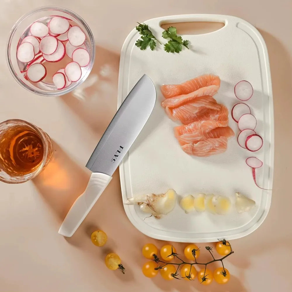 5-Piece Kitchen Knife Set with Cutting Board