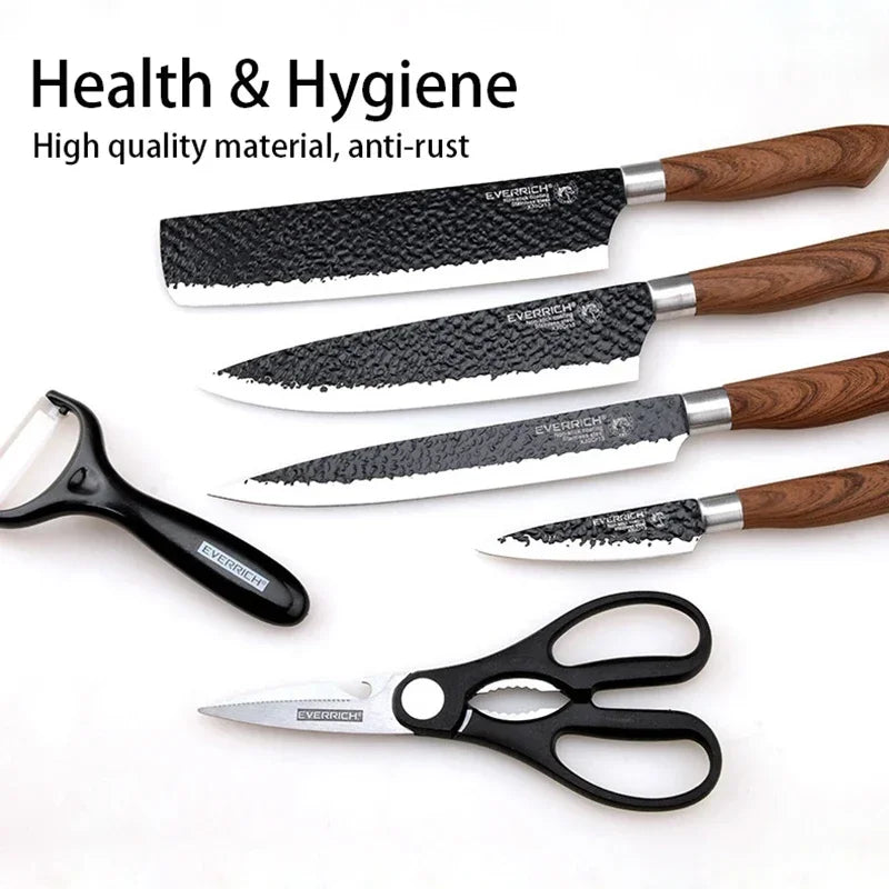 6 PCS Stainless Steel Kitchen Knife Set