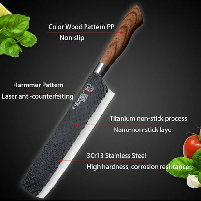 6 PCS Stainless Steel Kitchen Knife Set