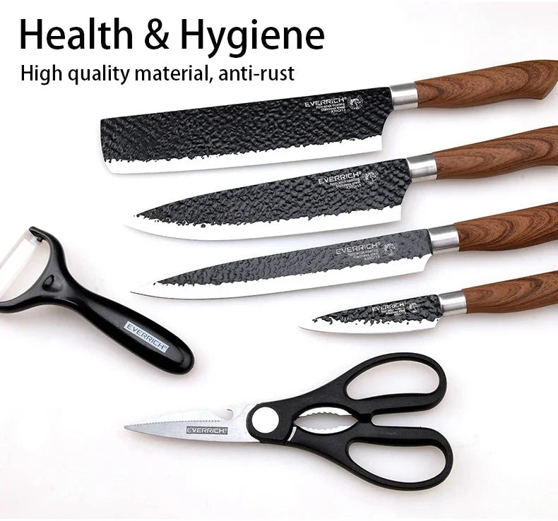 6 PCS Stainless Steel Kitchen Knife Set