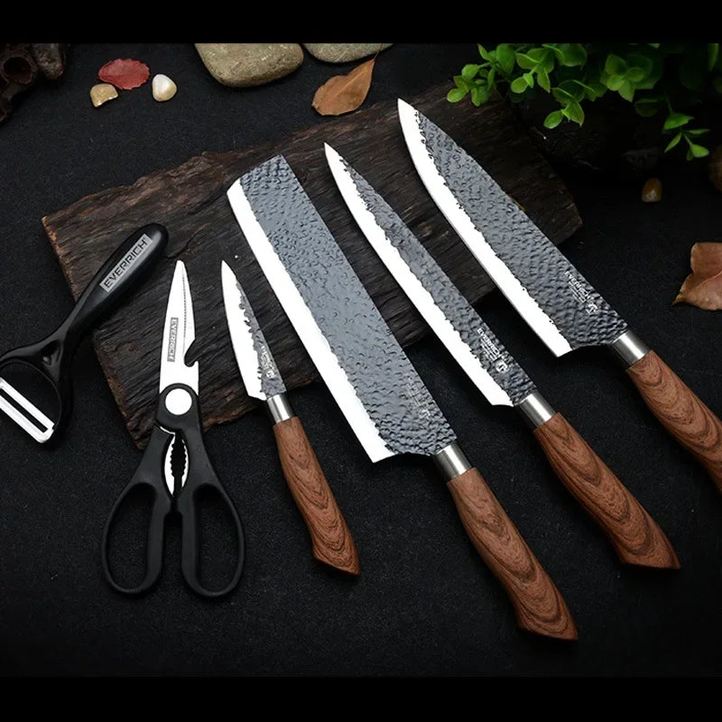 6 PCS Stainless Steel Kitchen Knife Set