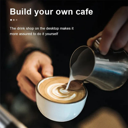 Wireless Milk Frother Electric Type-C Handheld Blender Stainless Steel Mini Coffee Maker