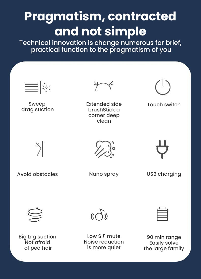 5-in-1 Wireless Smart Robot Vacuum Cleaner